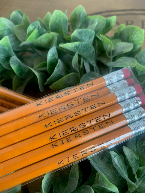 Custom Engraved #2 Pencils